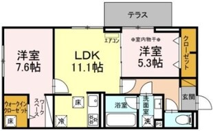 D-room松戸新田445MKの物件間取画像